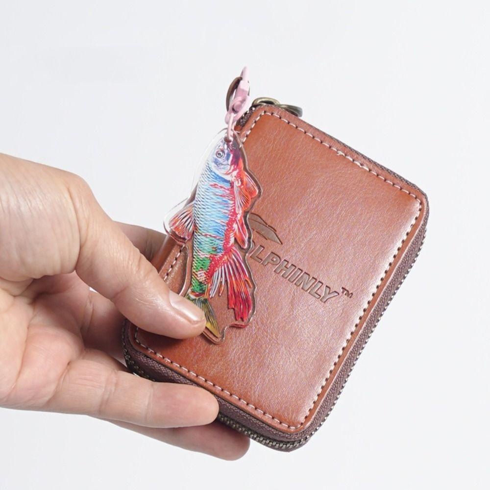 PU Leather Lure Wallet Bag Lure Storage Fishing Bag Outdoor Sports Jig Spinner Bag Fly Fishing Empty bag
PU Leather Lure Wallet Bag Lure Storage Fishing Bag Outdoor Sports Jig Spinner Bag Fly Fishing Empty bag
