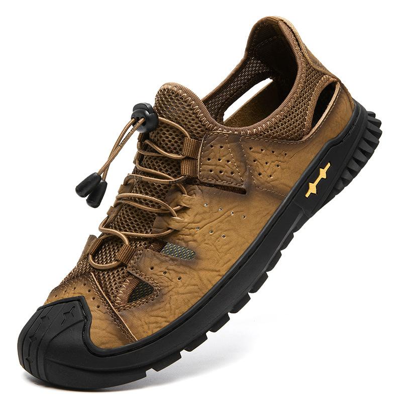 Sandals men s 2025 new summer men s casual shoes leather bag head hollow sandals men s trendy soft-soled beach shoes men 38 светло-коричневого
Sandals men s 2025 new summer men s casual shoes leather bag head hollow sandals men s trendy soft-soled beach shoes men 38 светло-коричневого
