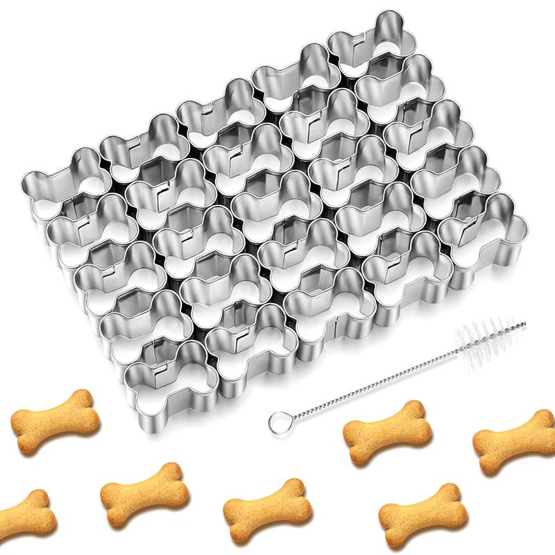 Cookie Cutter Dog Bone Shaped Stainless Steel Mold With Cleaning Brush Diy Cake Sugarcraft Pastry Biscuit Mould Kitchen Tool
Cookie Cutter Dog Bone Shaped Stainless Steel Mold With Cleaning Brush Diy Cake Sugarcraft Pastry Biscuit Mould Kitchen Tool