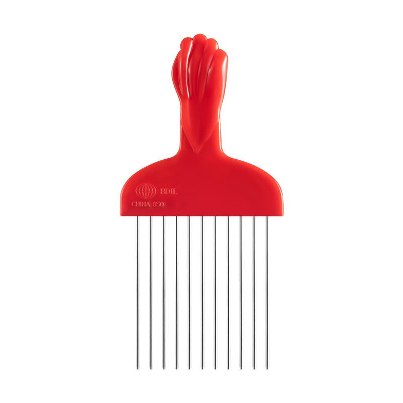 Steel Needle Teasing Comb: Unisex Fluffy & Smooth Hairstyle Wide Tooth Insert Oil-head Insert Comb 850 красный
Steel Needle Teasing Comb: Unisex Fluffy & Smooth Hairstyle Wide Tooth Insert Oil-head Insert Comb 850 красный