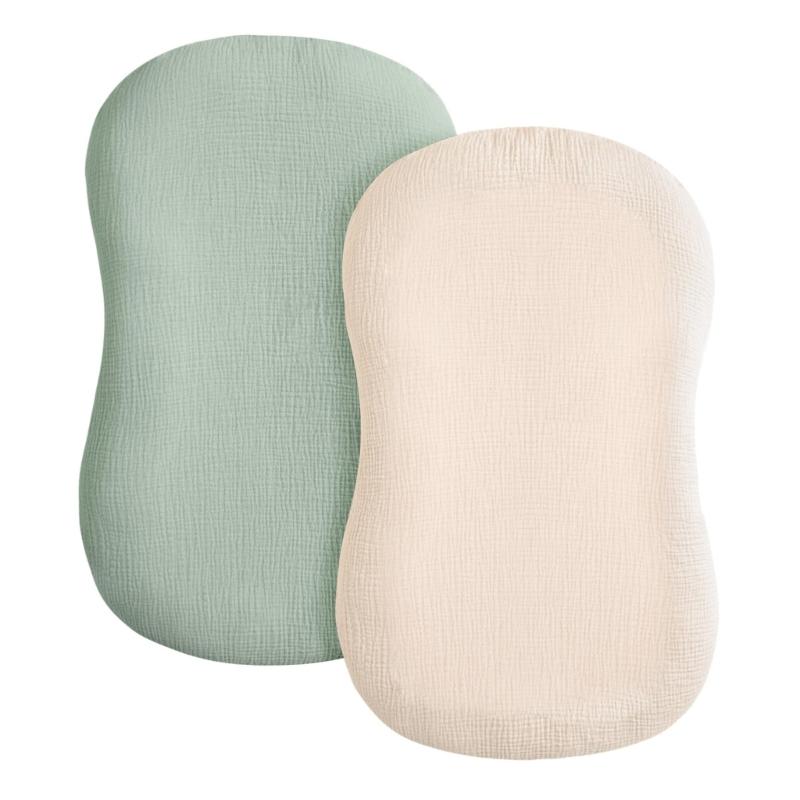 2 шт. Удобная простыня для детской кроватки, рукав для кокона-гнездышка, для новорожденных и малышей, на люльку, дышащая дорожная простыня абрикосовый/зелёный
2 шт. Удобная простыня для детской кроватки, рукав для кокона-гнездышка, для новорожденных и малышей, на люльку, дышащая дорожная простыня абрикосовый/зелёный