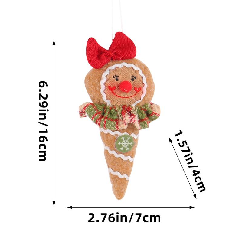 Рождественский пряничный человечек кукла витрина украшение подвеска детский подарок Style B
Рождественский пряничный человечек кукла витрина украшение подвеска детский подарок Style B