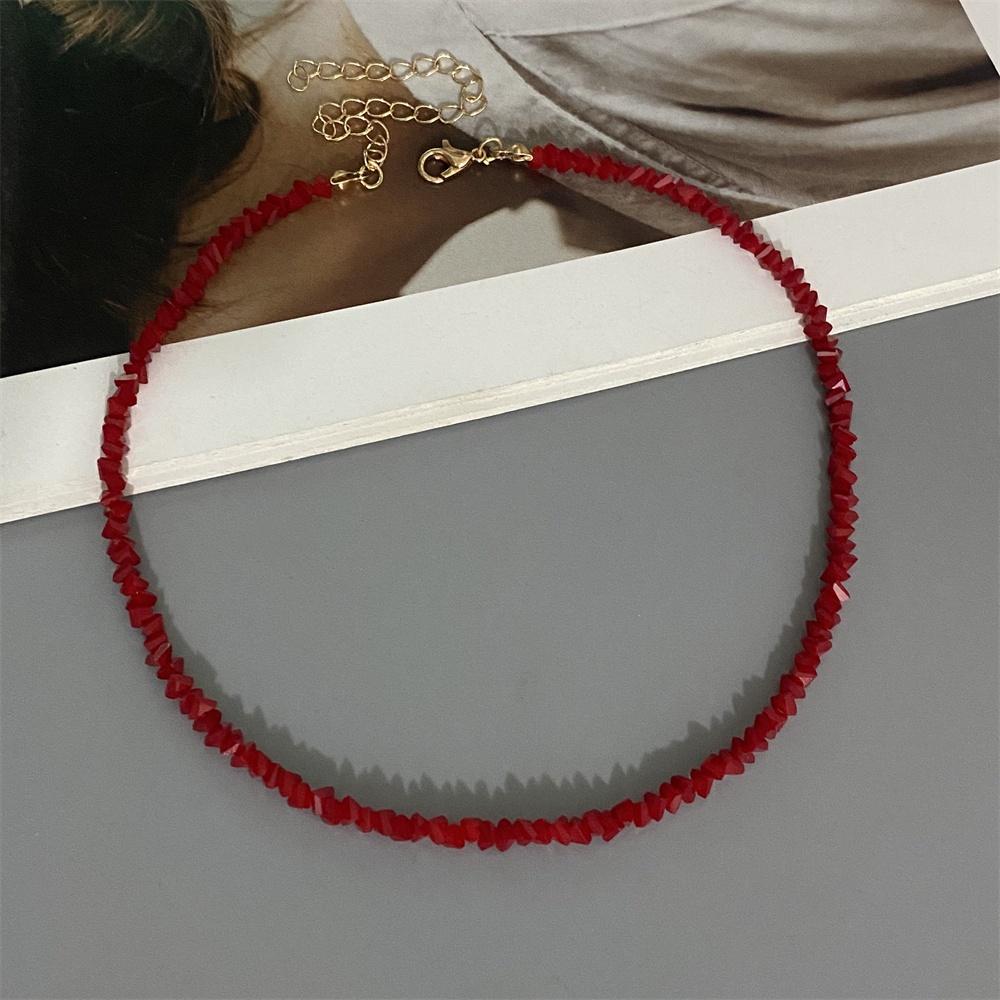 New Pink Color Crystal Choker Necklace for Girl Women Irregular Triangle Fashion Trendy Necklace 2026 Gift Neck Zircon Wholesal
New Pink Color Crystal Choker Necklace for Girl Women Irregular Triangle Fashion Trendy Necklace 2026 Gift Neck Zircon Wholesal