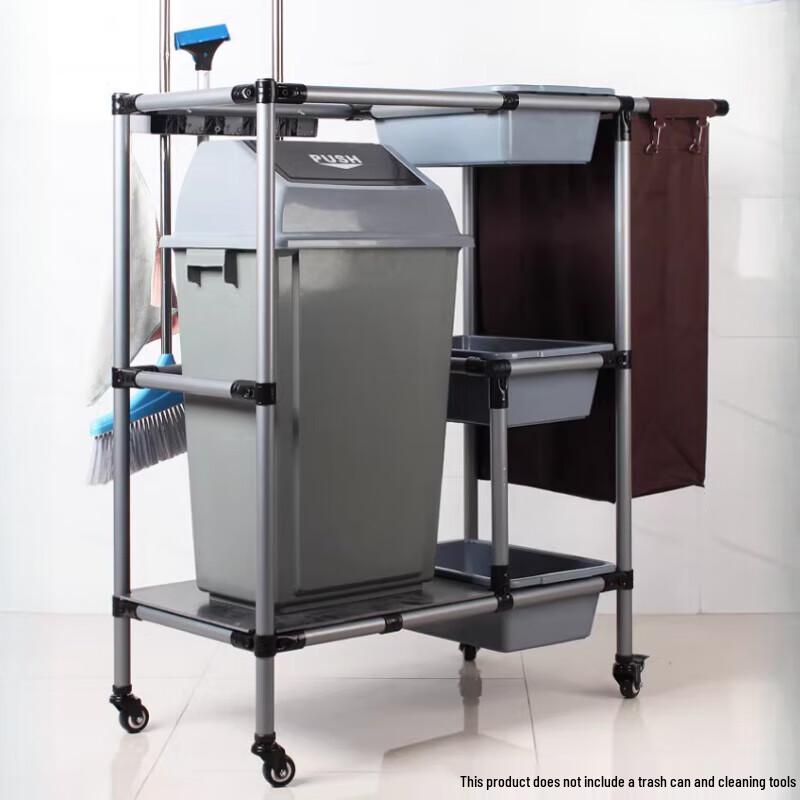 Beifu 3-Tier Movable Garbage Sorting & Cleaning Cart
Beifu 3-Tier Movable Garbage Sorting & Cleaning Cart