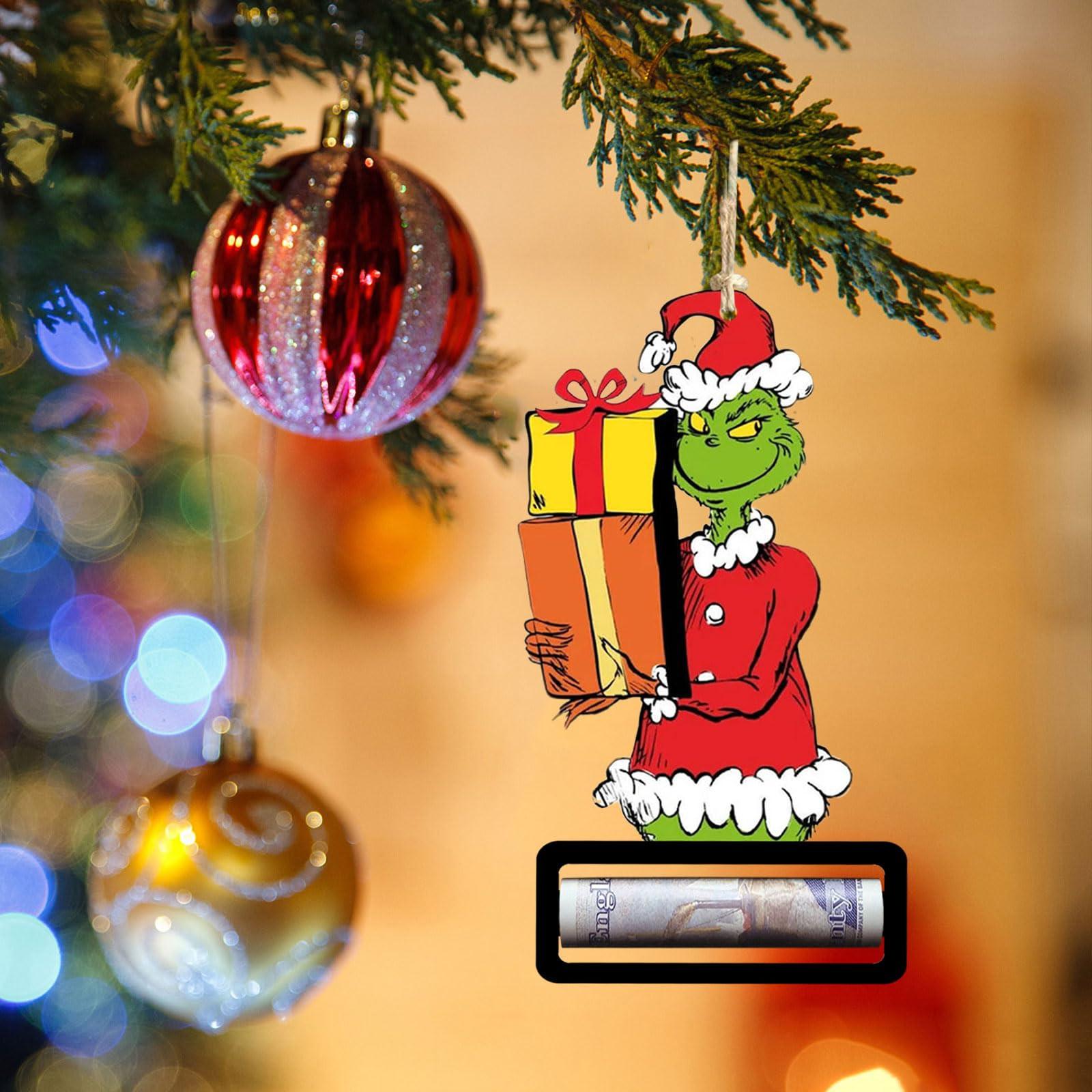 Money Holder Christmas Ornament, Funny Green Monsters Christmas Tree Decorations, Christmas Tree Hanging Ornaments For Holiday Gift 2D Flat
Money Holder Christmas Ornament, Funny Green Monsters Christmas Tree Decorations, Christmas Tree Hanging Ornaments For Holiday Gift 2D Flat