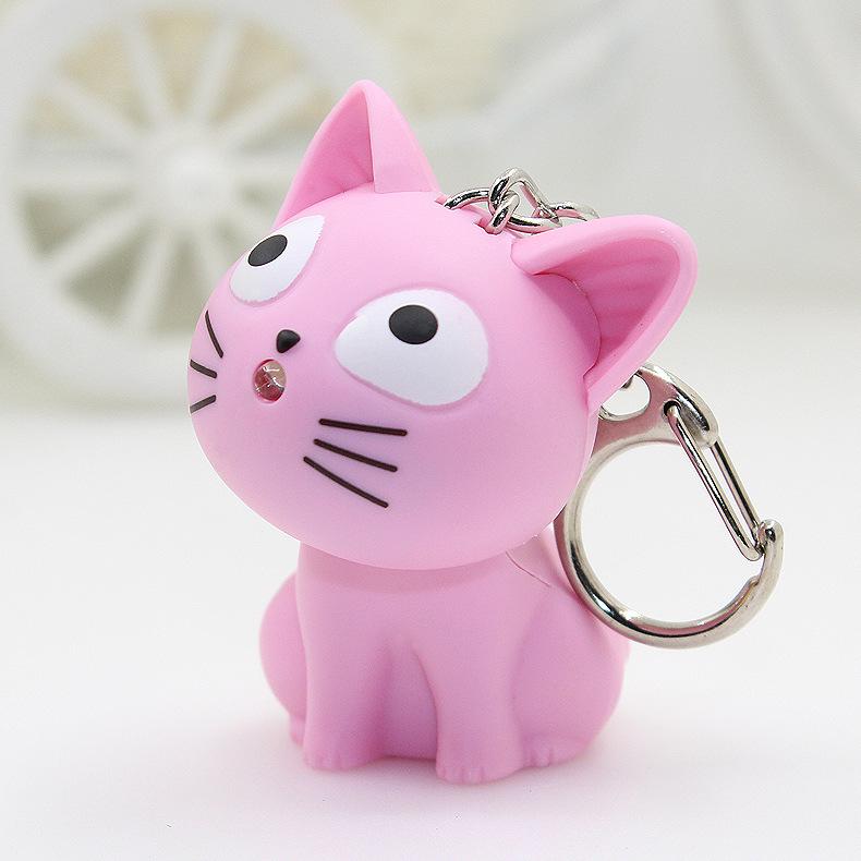 Мультяшный светодиодный брелок-шарм в виде кота с сыром в подарок D Keyring, Non-painted розовый
Мультяшный светодиодный брелок-шарм в виде кота с сыром в подарок D Keyring, Non-painted розовый