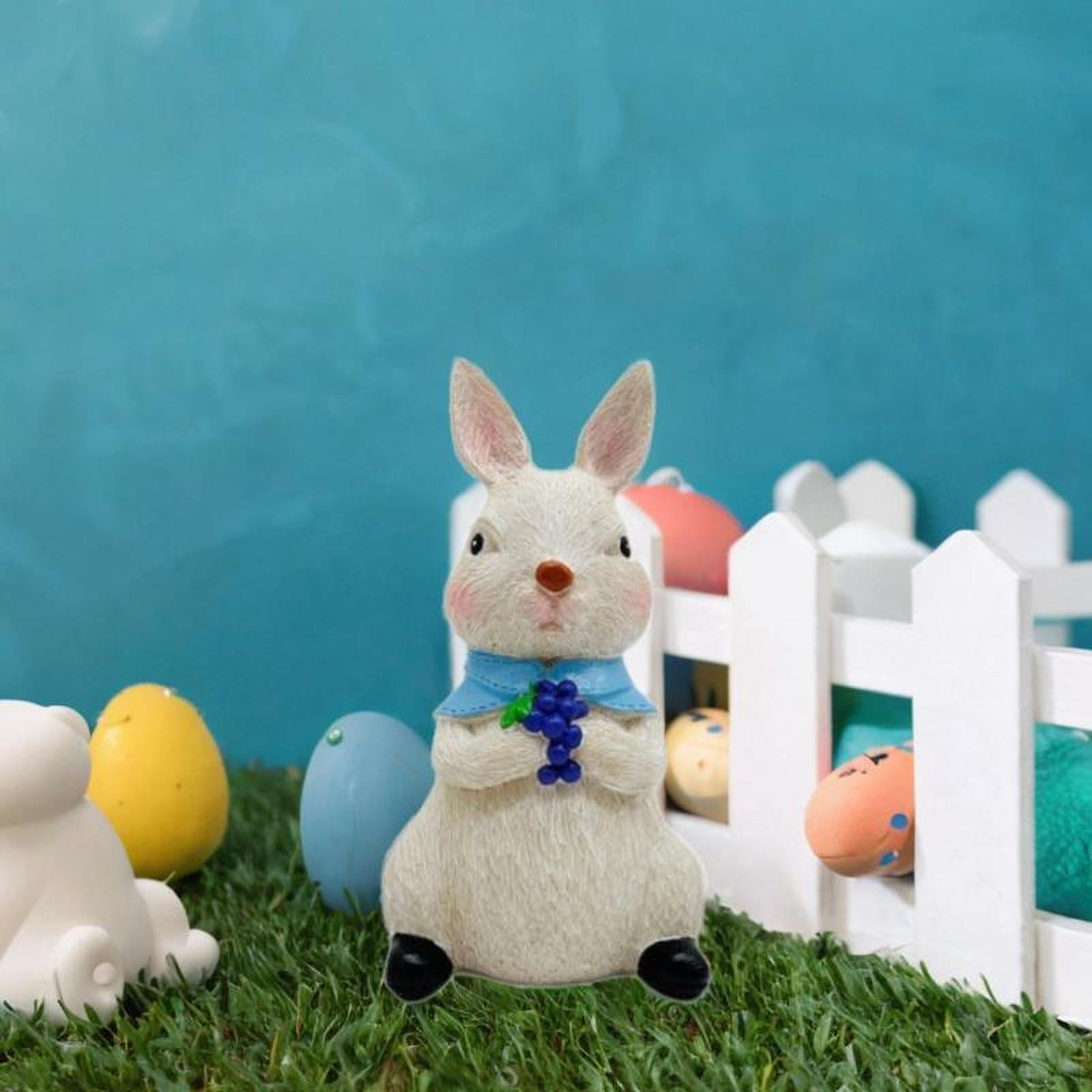Статуэтка пасхального кролика Креативна декоративна скульптура зі смоли, прикраса для газону Grape
Статуэтка пасхального кролика Креативна декоративна скульптура зі смоли, прикраса для газону Grape