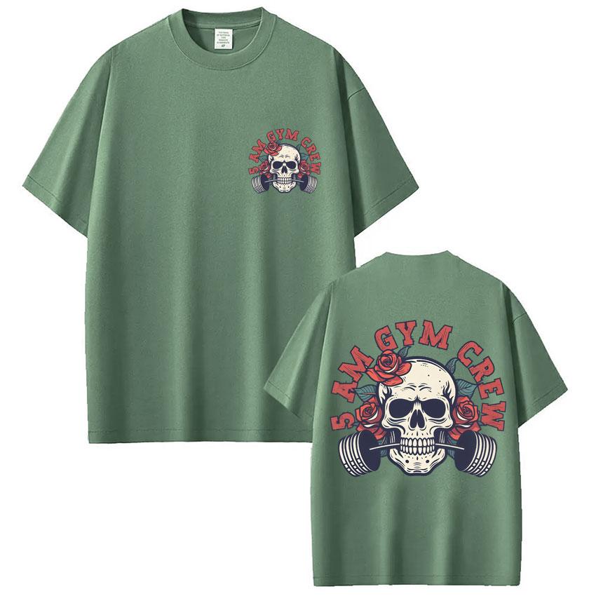 5 Am Gym Crew Skeleton Graphic T Shirt Unisex Women Fashion Aesthetic Gothic Tshirt Oversized Cotton Casual Tshirts Streetwear 4XL
5 Am Gym Crew Skeleton Graphic T Shirt Unisex Women Fashion Aesthetic Gothic Tshirt Oversized Cotton Casual Tshirts Streetwear 4XL