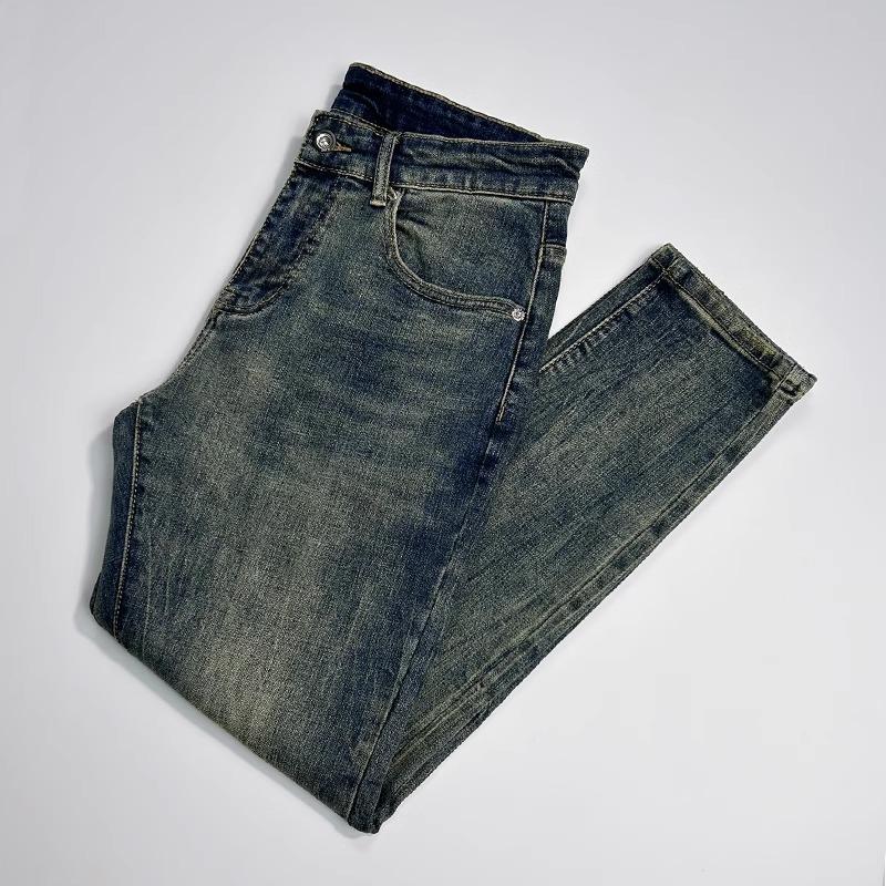 Весенне-осенние джинсы-девятиточки мужские зауженного кроя, брюки с узким низом, молодежные, корейская версия, трендовые, выстиранные, в винтажном стиле, высококачественные мужские брюки 36 синий
Весенне-осенние джинсы-девятиточки мужские зауженного кроя, брюки с узким низом, молодежные, корейская версия, трендовые, выстиранные, в винтажном стиле, высококачественные мужские брюки 36 синий
