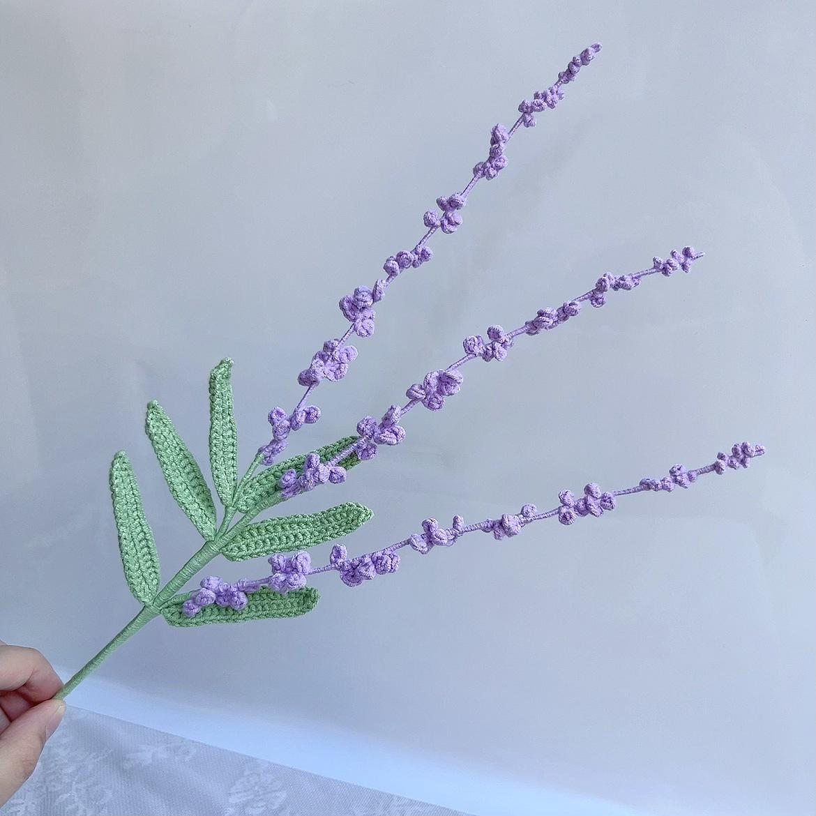 Вязаные крючком цветы лаванды Романтичные вязаные цветы лаванды Креативные искусственные цветы Домашний декор Подарок
Вязаные крючком цветы лаванды Романтичные вязаные цветы лаванды Креативные искусственные цветы Домашний декор Подарок