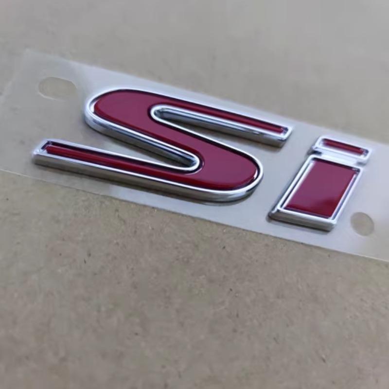 New Style 3D Red Si Emblem 2Dr 4Dr Trunk Rear Badgeor For CX Civic Si Sticker
New Style 3D Red Si Emblem 2Dr 4Dr Trunk Rear Badgeor For CX Civic Si Sticker