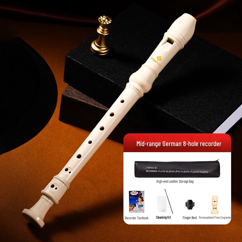 8-Hole German and English Style C Key Recorder for Children - Beginner Wind Instrument
8-Hole German and English Style C Key Recorder for Children - Beginner Wind Instrument