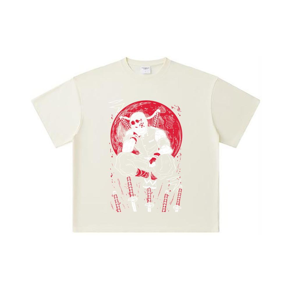 260 GSM Double Yarn 32 Count 100% Cotton Demon Slayer V48 Uzui Print Unisex Heavy Cotton T Shirt S
260 GSM Double Yarn 32 Count 100% Cotton Demon Slayer V48 Uzui Print Unisex Heavy Cotton T Shirt S