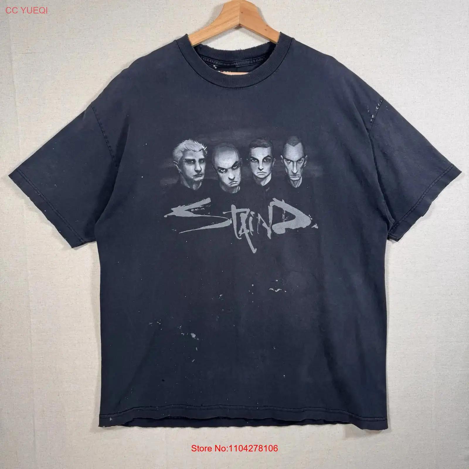 Staind Band T Shirt Mens XL Black 1999 Rock Metal Grunge Music Tour Vintage vintage Washed Top For Everyday Wear Comfortable 5XL різнокольоровий
Staind Band T Shirt Mens XL Black 1999 Rock Metal Grunge Music Tour Vintage vintage Washed Top For Everyday Wear Comfortable 5XL різнокольоровий