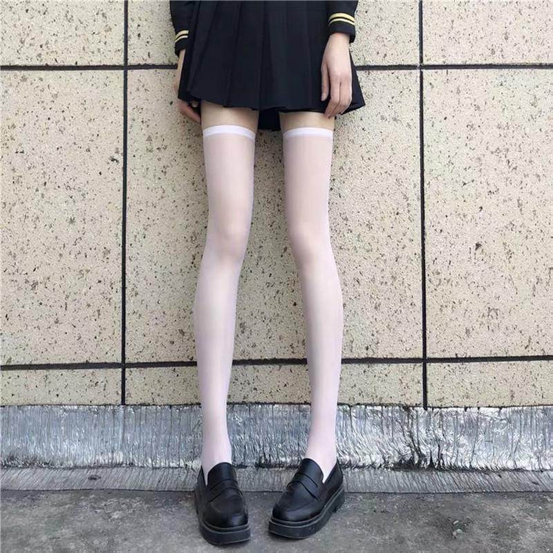 Ultra Thin Nylon Long Socks Stockings Transparent Japanese Style Thigh High Stockings Women Girls Lolita Knee High Socks One Size білий
Ultra Thin Nylon Long Socks Stockings Transparent Japanese Style Thigh High Stockings Women Girls Lolita Knee High Socks One Size білий