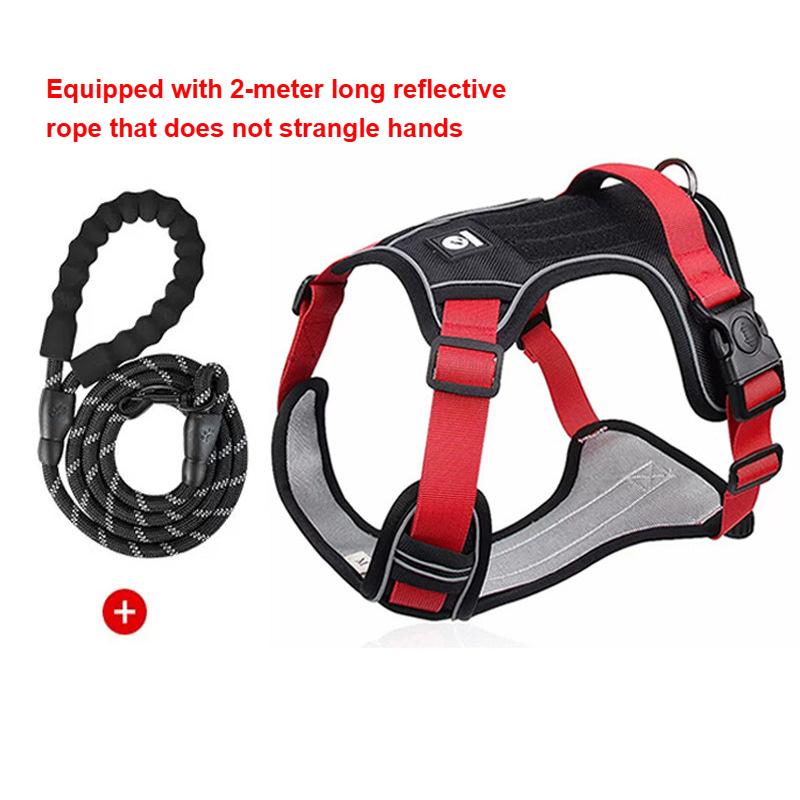 Large Dog Harness and Leash Set Oxford Fabric Adjustable No Pull Vest Harness for Medium Large Dogs Training Walking XL
Large Dog Harness and Leash Set Oxford Fabric Adjustable No Pull Vest Harness for Medium Large Dogs Training Walking XL