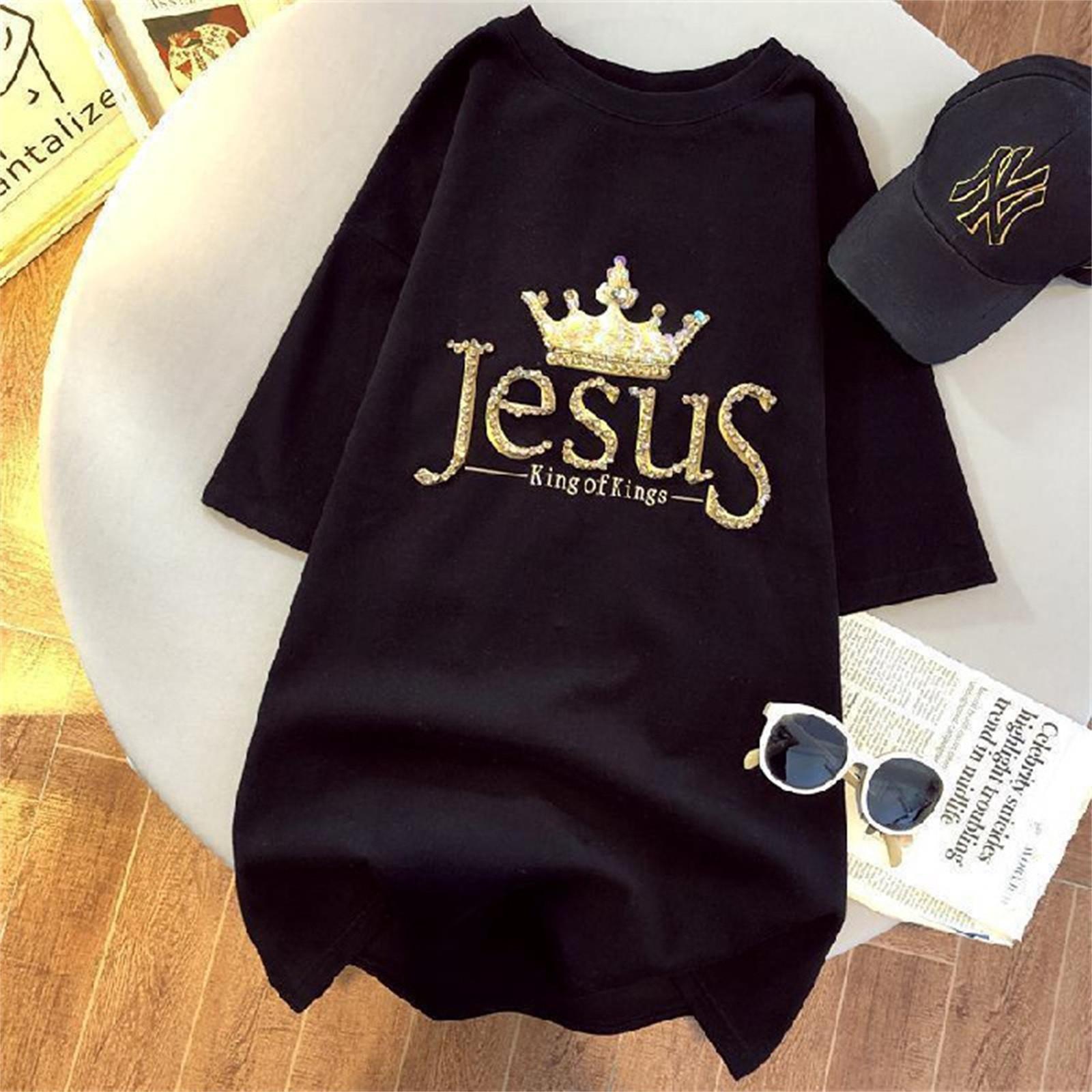 Fashion Women s T-Shirt Short Sleeve Top Blouse Men s Round Neck Half Sleeve Bottoming Shirt
Fashion Women s T-Shirt Short Sleeve Top Blouse Men s Round Neck Half Sleeve Bottoming Shirt
