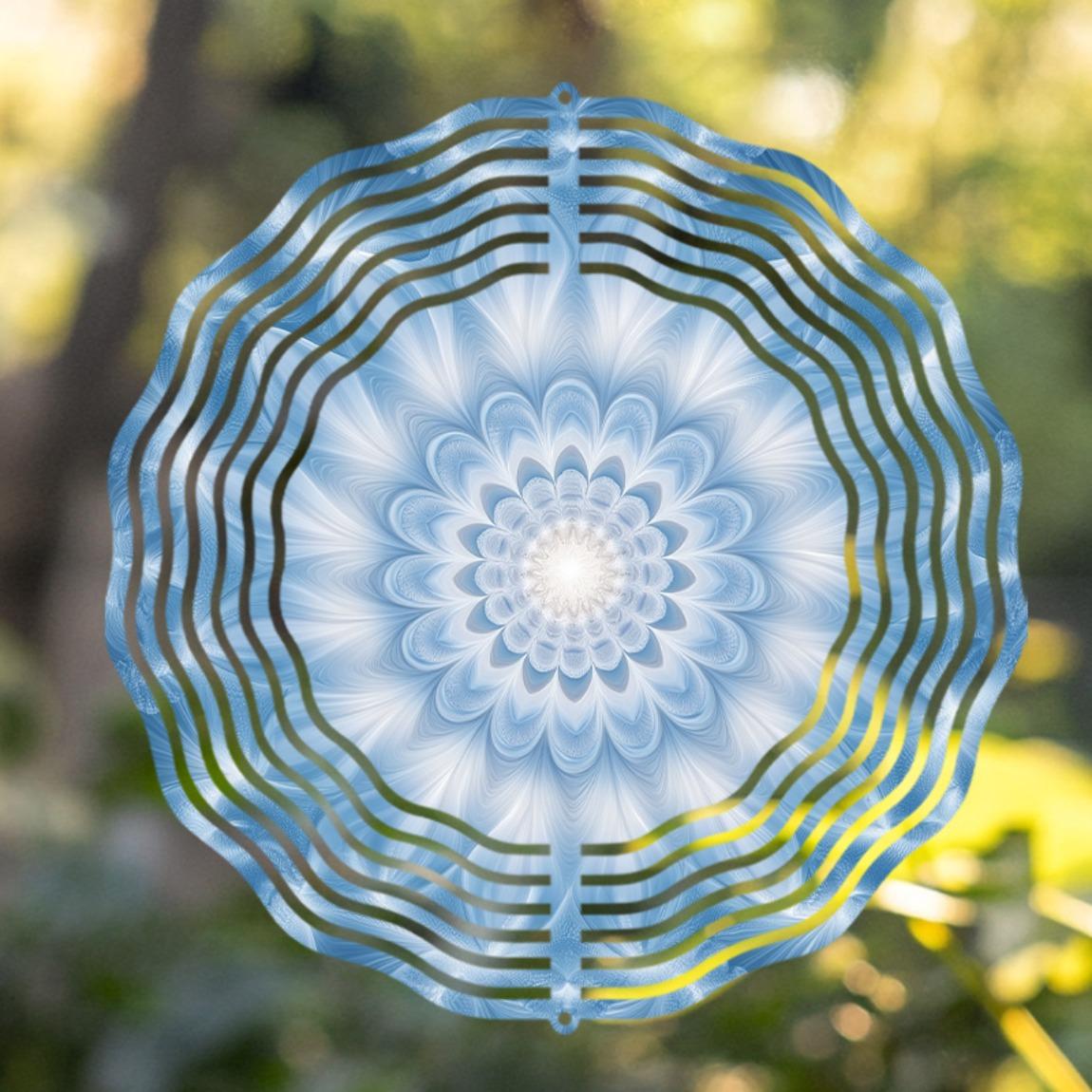 10 Inch Dreamy Floral Wind Chime with 360 Spinner Vibrant Blue White Pattern Garden Decor Perfect Gift for Friends Family Summer Spring 01A
10 Inch Dreamy Floral Wind Chime with 360 Spinner Vibrant Blue White Pattern Garden Decor Perfect Gift for Friends Family Summer Spring 01A