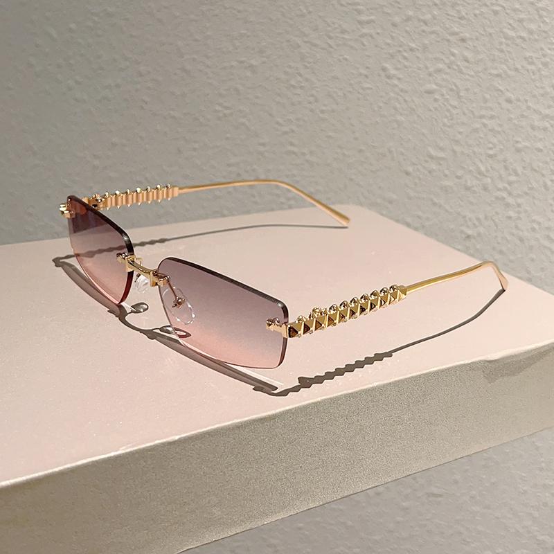 KAMMPT Rimless Sunglasses Men 2026 New Trendy Chic Gradient Casual Shades Women Stylish Vintage Brand Design Decor Sun Glasses golden
KAMMPT Rimless Sunglasses Men 2026 New Trendy Chic Gradient Casual Shades Women Stylish Vintage Brand Design Decor Sun Glasses golden