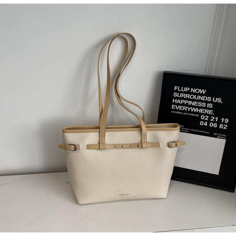 High-end Style Handbag - Women s Niche Fashion Commuter Shoulder Bag - Large Capacity Tote Bag бежевий
High-end Style Handbag - Women s Niche Fashion Commuter Shoulder Bag - Large Capacity Tote Bag бежевий