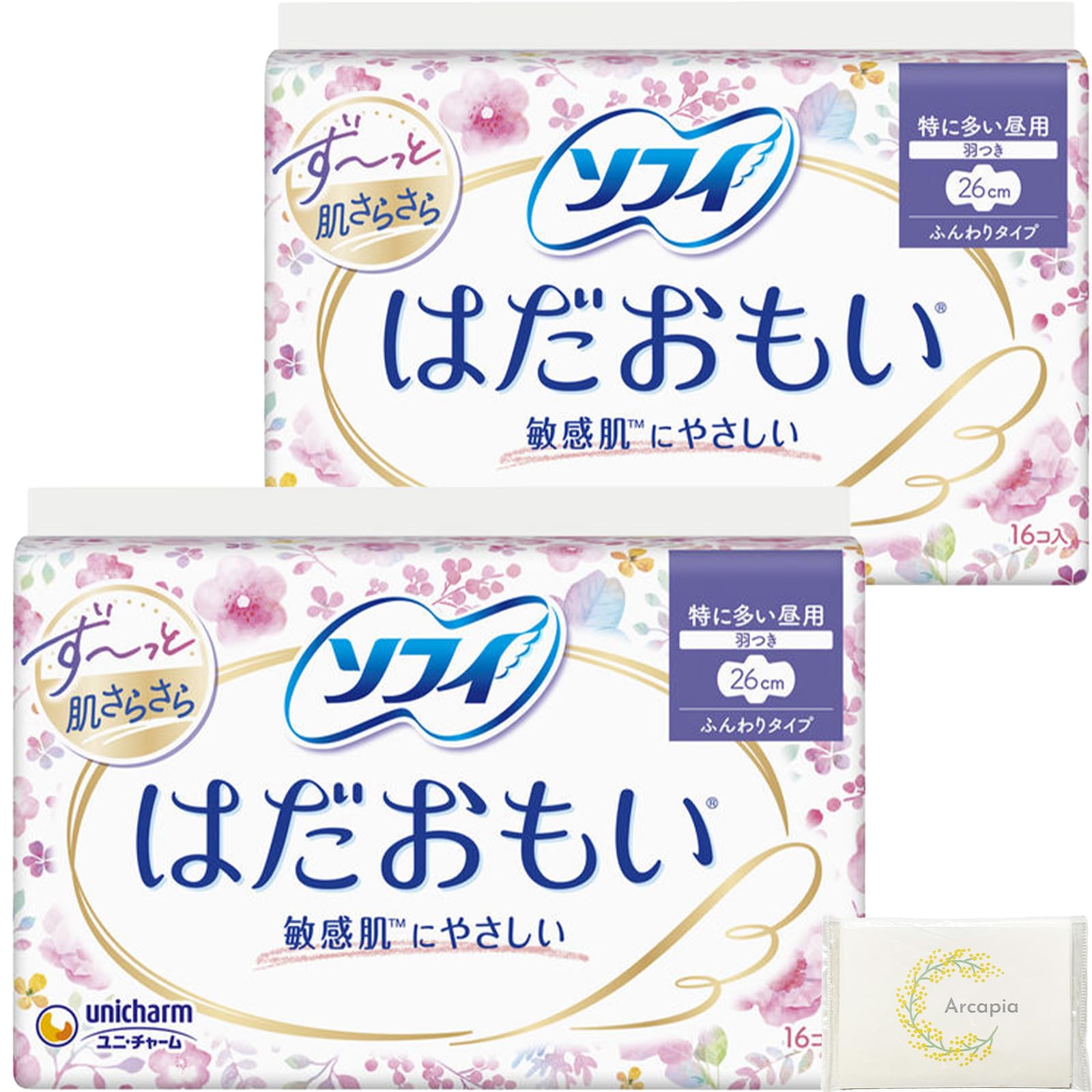 Sophie especially for daytime with 26 cm pieces x 2 with regular use Hadaomoi, use, wings, (16 pieces), paper, Unicharm, summary, trial,
Sophie especially for daytime with 26 cm pieces x 2 with regular use Hadaomoi, use, wings, (16 pieces), paper, Unicharm, summary, trial,