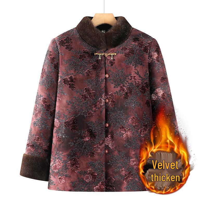 New Autumn/Winter Warm Fleece-Lined Cotton Jacket for Moms & Grandmas - Thick, Stylish, and Fashionable. 3XL червоний
New Autumn/Winter Warm Fleece-Lined Cotton Jacket for Moms & Grandmas - Thick, Stylish, and Fashionable. 3XL червоний