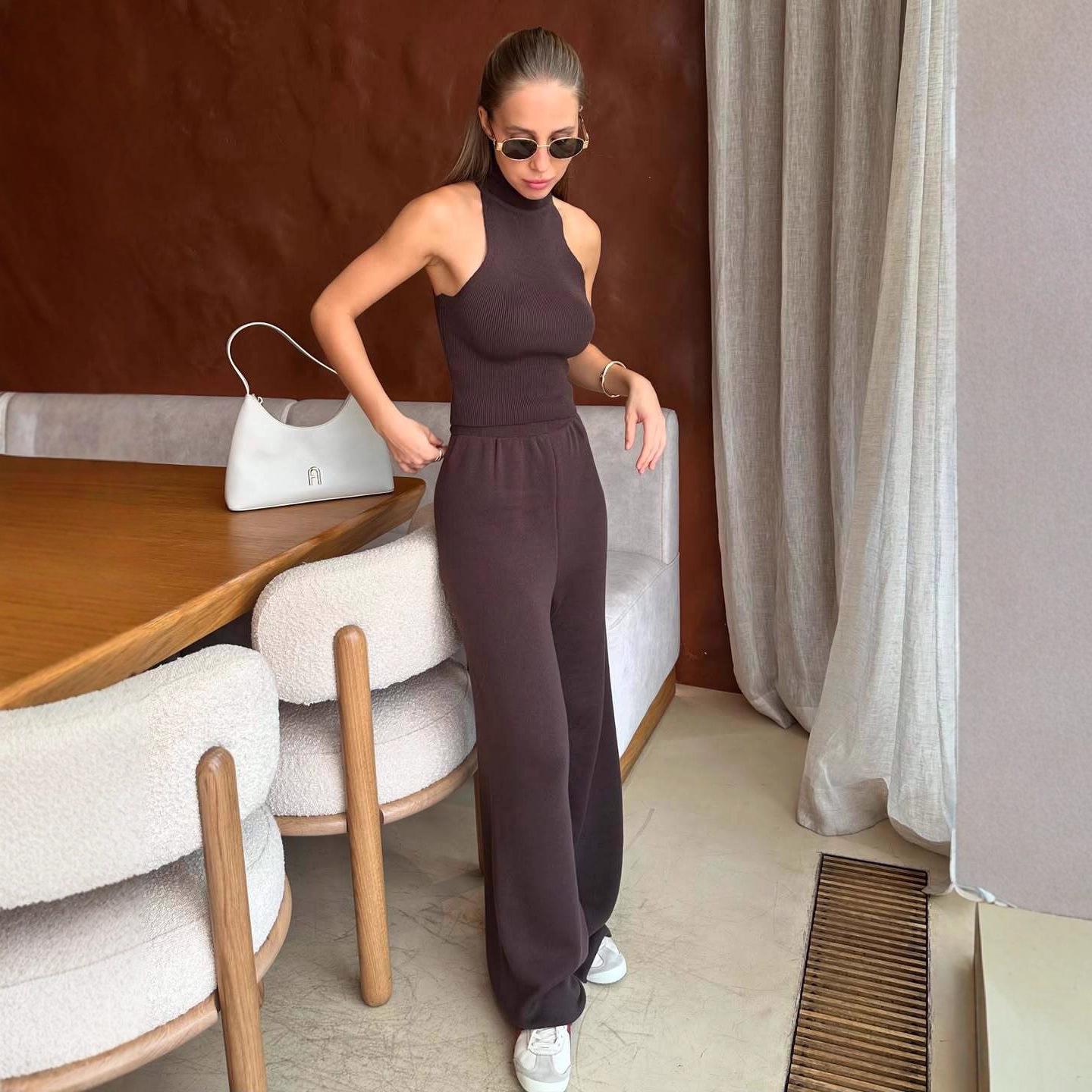 2025 Fall Fashion: European & American Women s High-Neck Knit Top and Long-Sleeved Cardigan with Pants XS
2025 Fall Fashion: European & American Women s High-Neck Knit Top and Long-Sleeved Cardigan with Pants XS
