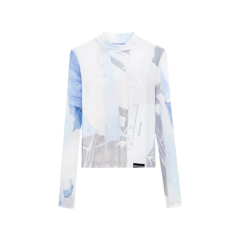 Винтажная дизайнерская одежда Графический принт Сетчатые топы Водолазка Английский стиль Элегантная футболка с длинным рукавом Прозрачные топы Осень S синий
Винтажная дизайнерская одежда Графический принт Сетчатые топы Водолазка Английский стиль Элегантная футболка с длинным рукавом Прозрачные топы Осень S синий