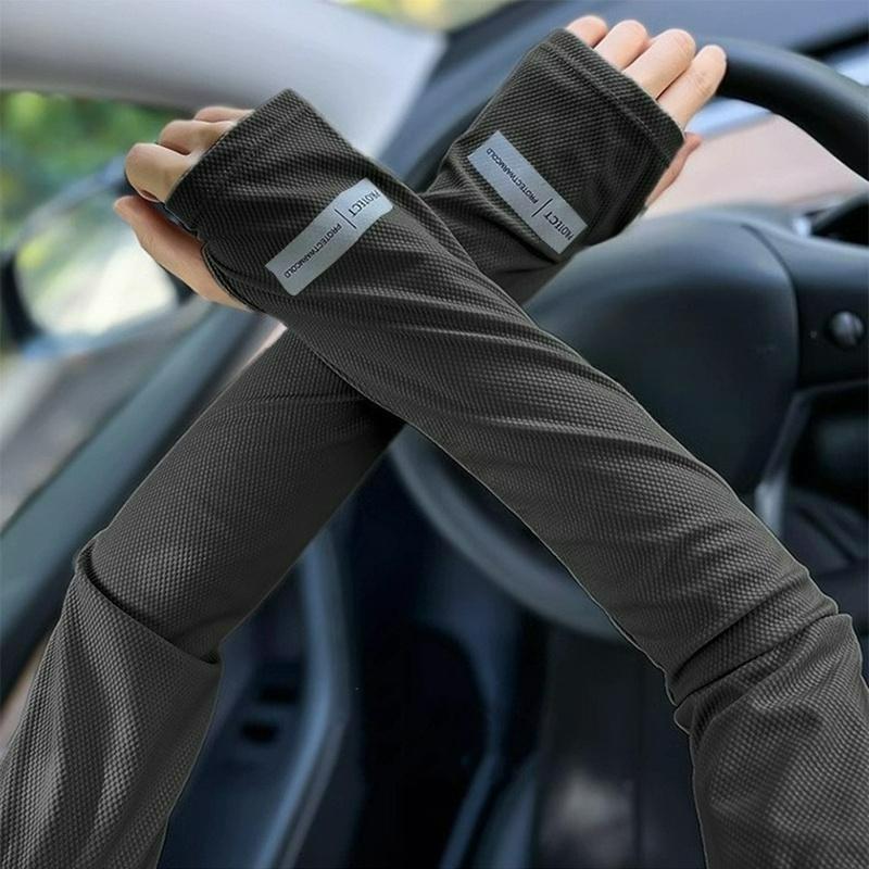 Большого размера ледяные рукава для защиты от солнца, летние уличные, защита от УФ-лучей, свободные нарукавники, перчатки для вождения на открытом воздухе чёрный
Большого размера ледяные рукава для защиты от солнца, летние уличные, защита от УФ-лучей, свободные нарукавники, перчатки для вождения на открытом воздухе чёрный
