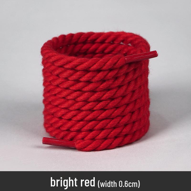 White Polyester-Cotton Three-Strand Round Shoelaces - Versatile for Casual and Board Shoes 100cm
White Polyester-Cotton Three-Strand Round Shoelaces - Versatile for Casual and Board Shoes 100cm