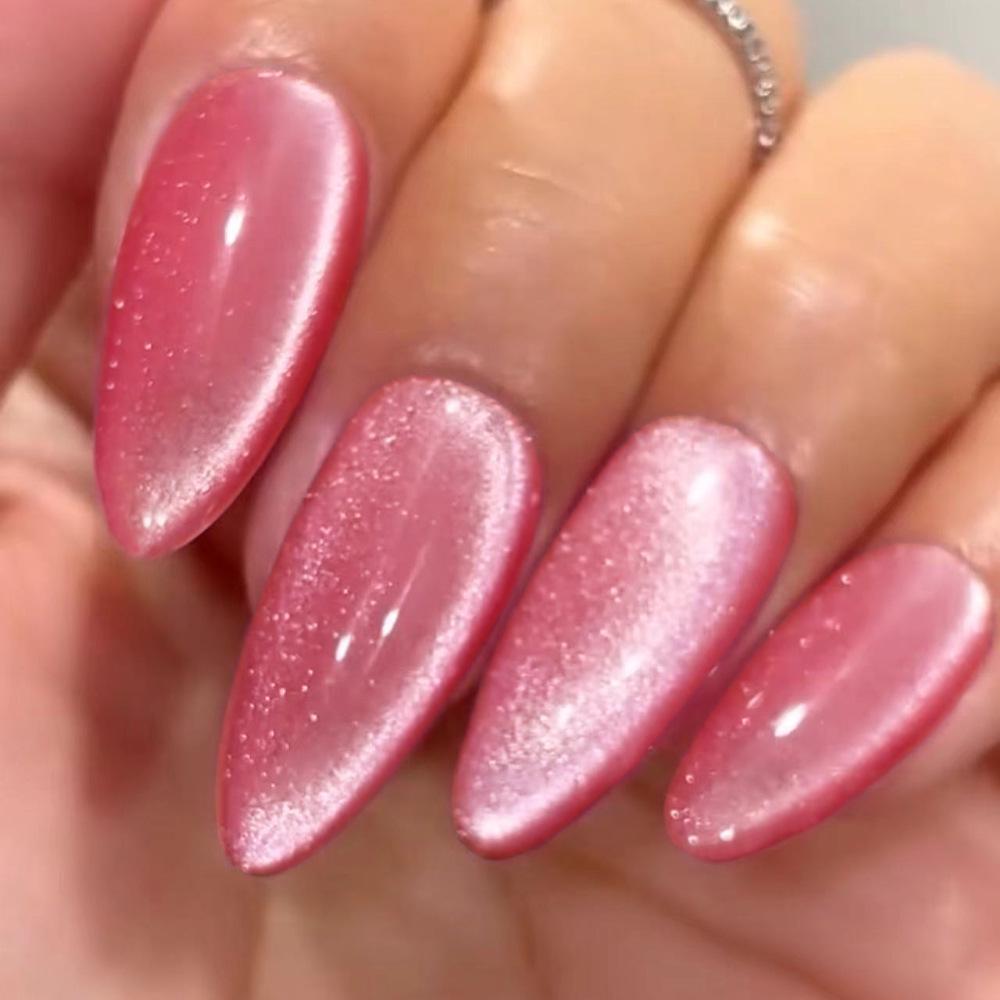 Ice Transparent Candy Cat Eye Press-On Nails - Clear Cat Eye False Nails for Spring/Summer Manicure.
Ice Transparent Candy Cat Eye Press-On Nails - Clear Cat Eye False Nails for Spring/Summer Manicure.