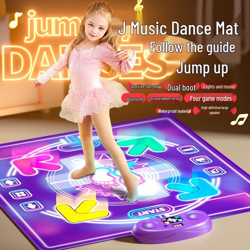 Беспроводной танцевальный коврик Jump High: Одиночная детская развивающая музыкальная игра-игрушка
Беспроводной танцевальный коврик Jump High: Одиночная детская развивающая музыкальная игра-игрушка