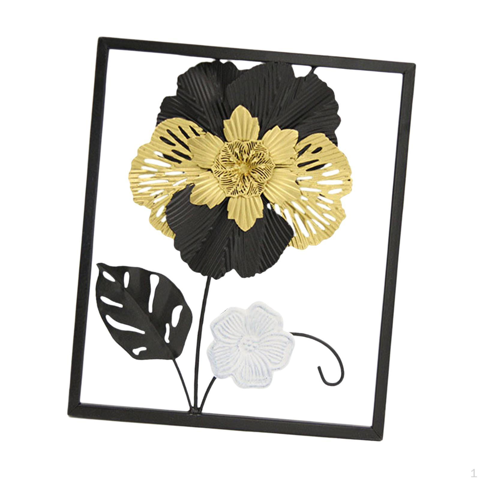 Черное цветочное настенное искусство, золотое цветочное искусство, золотой металл, настенный декор
Черное цветочное настенное искусство, золотое цветочное искусство, золотой металл, настенный декор