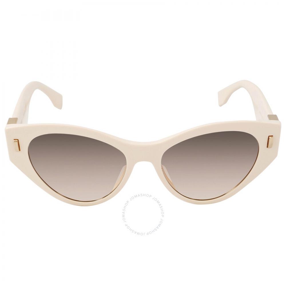 Fendi Light Brown Cat Eye Ladies Sunglasses FE40035I 25F 55
Fendi Light Brown Cat Eye Ladies Sunglasses FE40035I 25F 55