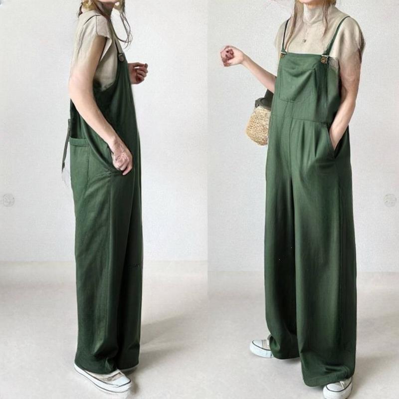 2026 Japanese Summer Loose Casual Adjustable Strap Overalls with Pockets L зелёный
2026 Japanese Summer Loose Casual Adjustable Strap Overalls with Pockets L зелёный