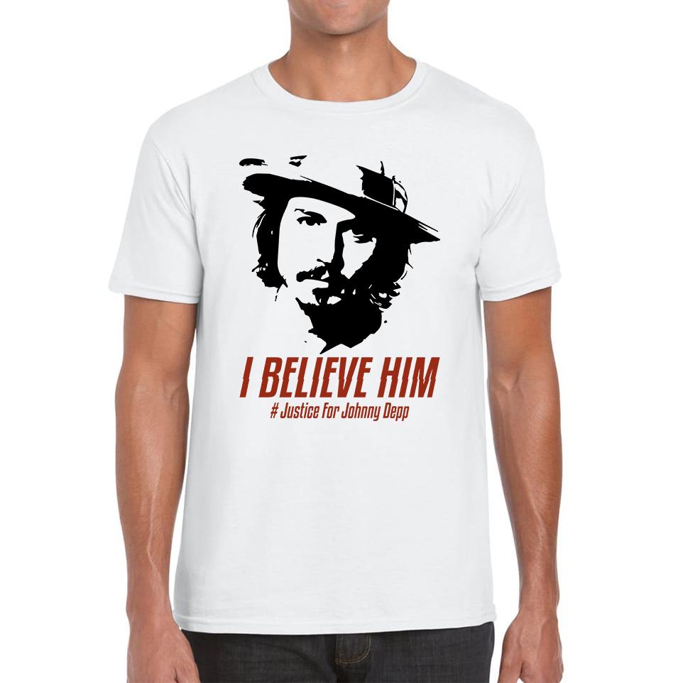 Я ему верю # ПравосудиеДляДжонниДеппа Унисекс Мужская Футболка Женские Топы Футболки S
Я ему верю # ПравосудиеДляДжонниДеппа Унисекс Мужская Футболка Женские Топы Футболки S