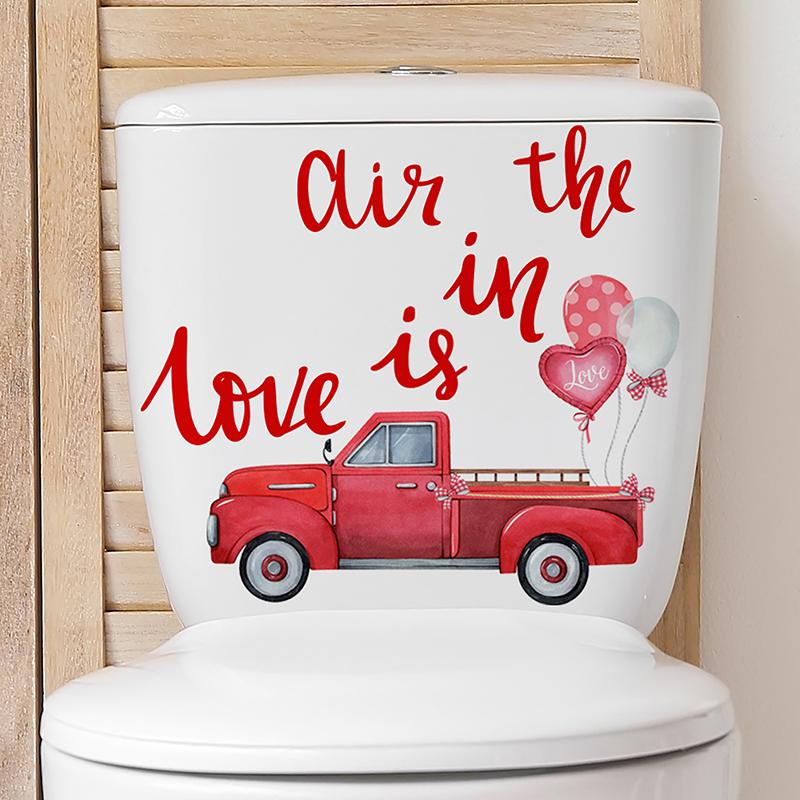 Valentine S Day English Car Balloon Toilet Stickers Bathroom Toilet Decoration Wall Stickers Home Decoration Self-Adhesive
Valentine S Day English Car Balloon Toilet Stickers Bathroom Toilet Decoration Wall Stickers Home Decoration Self-Adhesive