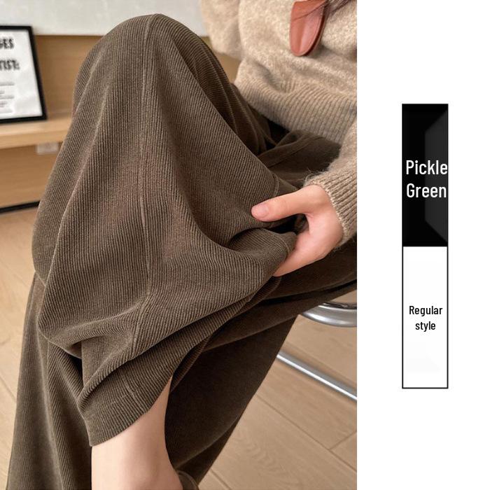 Women s Gray Velvet Curved Wide-Leg Pants - Korean Style, Autumn Winter 2025 Medium
Women s Gray Velvet Curved Wide-Leg Pants - Korean Style, Autumn Winter 2025 Medium