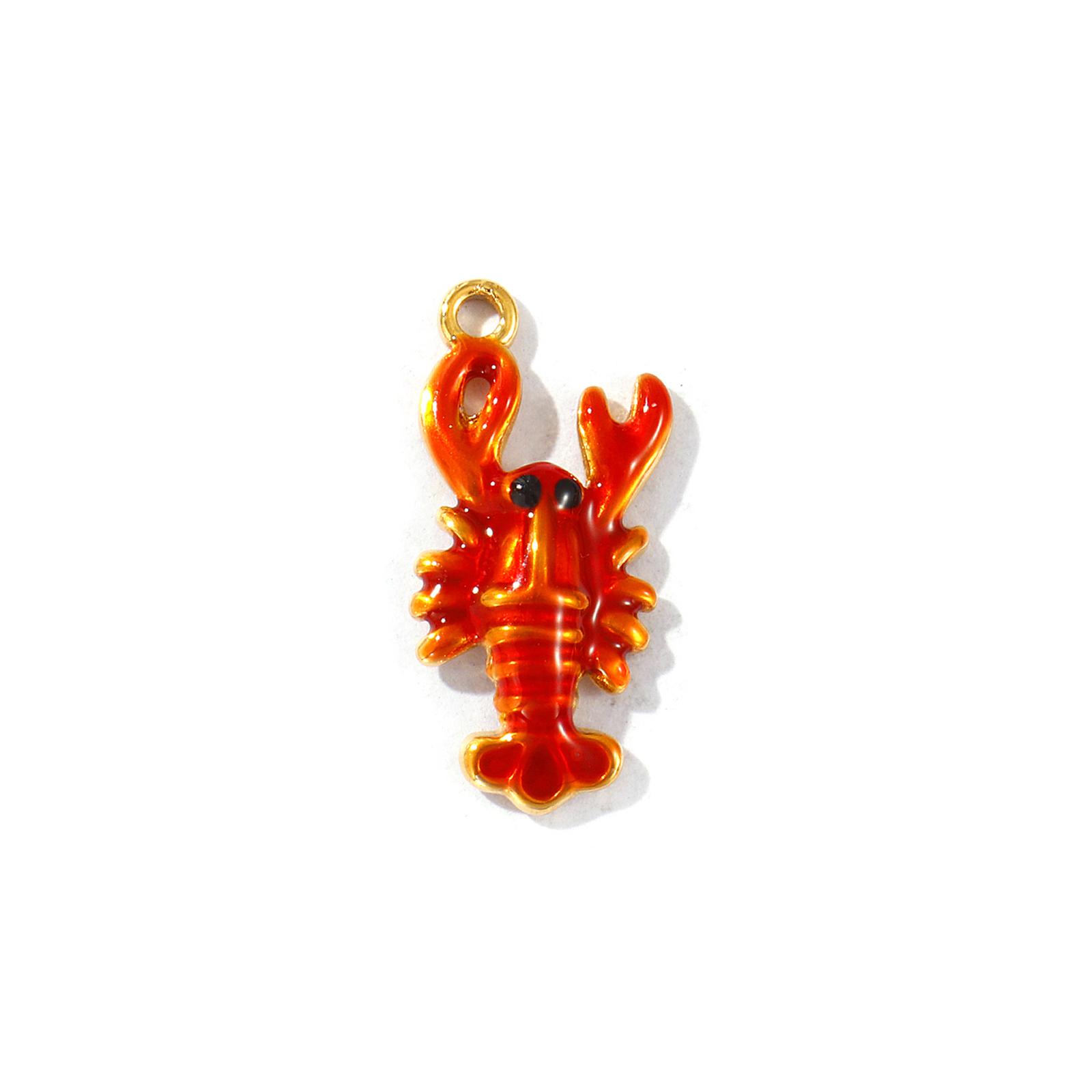 2 Pcs Waterproof 304 Stainless Steel Ocean Lobster Shrimp Jewelry Charms 18K Gold Plated Enamel Pendants For DIY Necklace Making
2 Pcs Waterproof 304 Stainless Steel Ocean Lobster Shrimp Jewelry Charms 18K Gold Plated Enamel Pendants For DIY Necklace Making