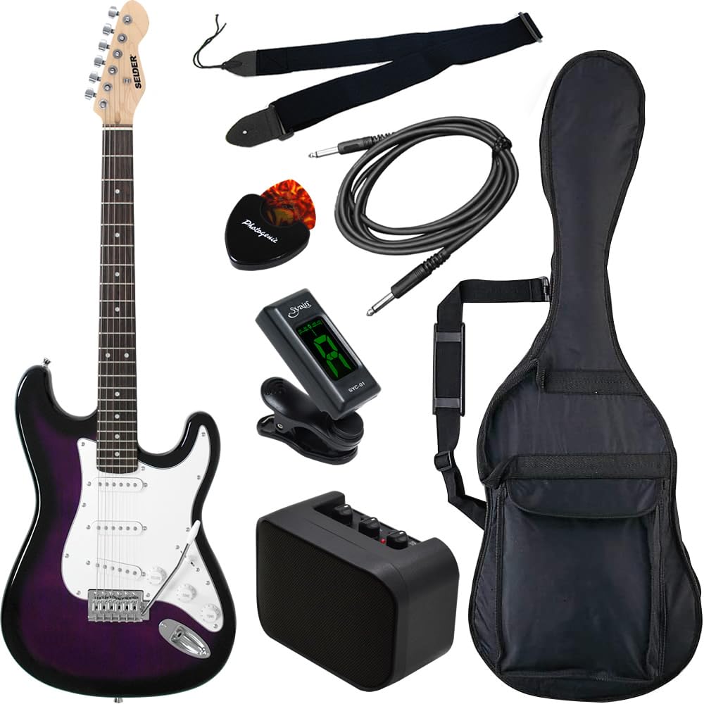 Электрогитара SELDER Stratocaster Type Sakura Musical Instruments Original Beginner Basic Set ST-16/PPS
Электрогитара SELDER Stratocaster Type Sakura Musical Instruments Original Beginner Basic Set ST-16/PPS