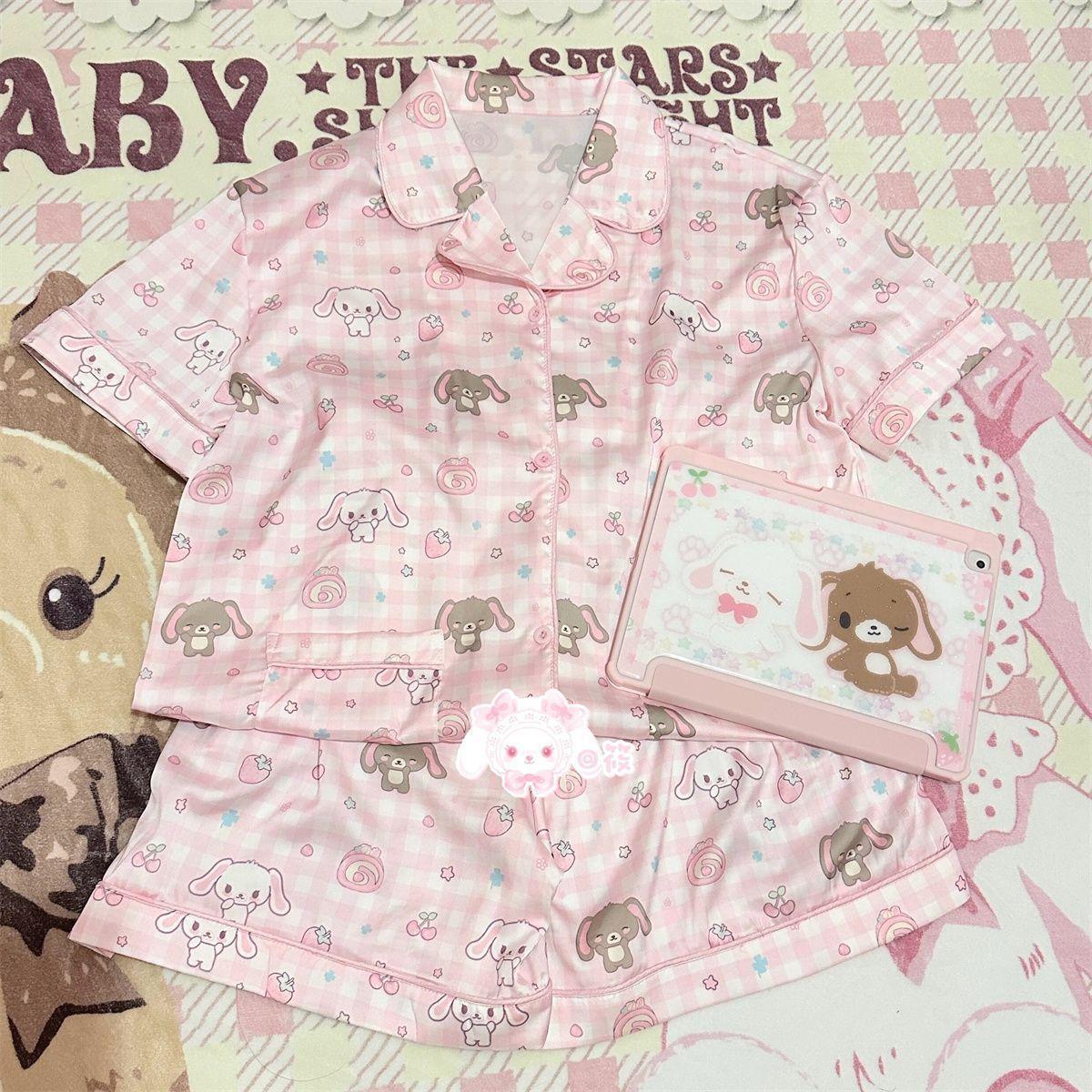 Super cute princess style pajamas women s summer short-sleeved shorts ins set soft cute girl casual loungewear two-piece set S
Super cute princess style pajamas women s summer short-sleeved shorts ins set soft cute girl casual loungewear two-piece set S