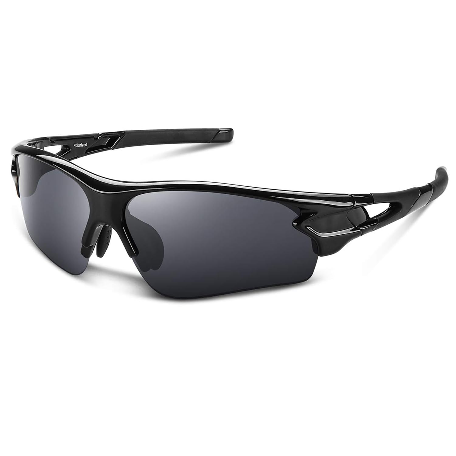 BEACOOL Sports Sunglasses with Polarized Lenses for and TR90 TAC UV400 Sun Protection for Men and Unisex Sunglasses with Clear Glossy Black Baseball,
BEACOOL Sports Sunglasses with Polarized Lenses for and TR90 TAC UV400 Sun Protection for Men and Unisex Sunglasses with Clear Glossy Black Baseball,