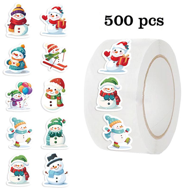 500 шт. Рождественский рулон наклеек со снеговиком 1 дюйм Милые зимние наклейки со снеговиком для DIY украшения рождественской вечеринки и подарков
500 шт. Рождественский рулон наклеек со снеговиком 1 дюйм Милые зимние наклейки со снеговиком для DIY украшения рождественской вечеринки и подарков