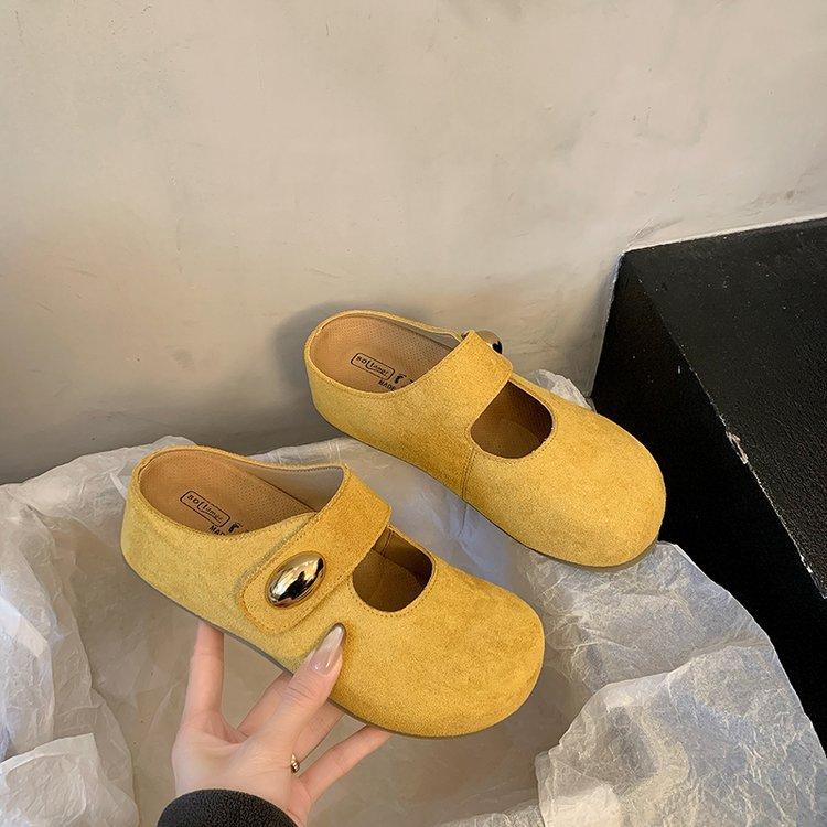French flat-bottomed bag head half slippers women s outer wear 2025 new summer one-pedal lazy boken shoes cool slippers 40 лимонно-жовтий колір
French flat-bottomed bag head half slippers women s outer wear 2025 new summer one-pedal lazy boken shoes cool slippers 40 лимонно-жовтий колір