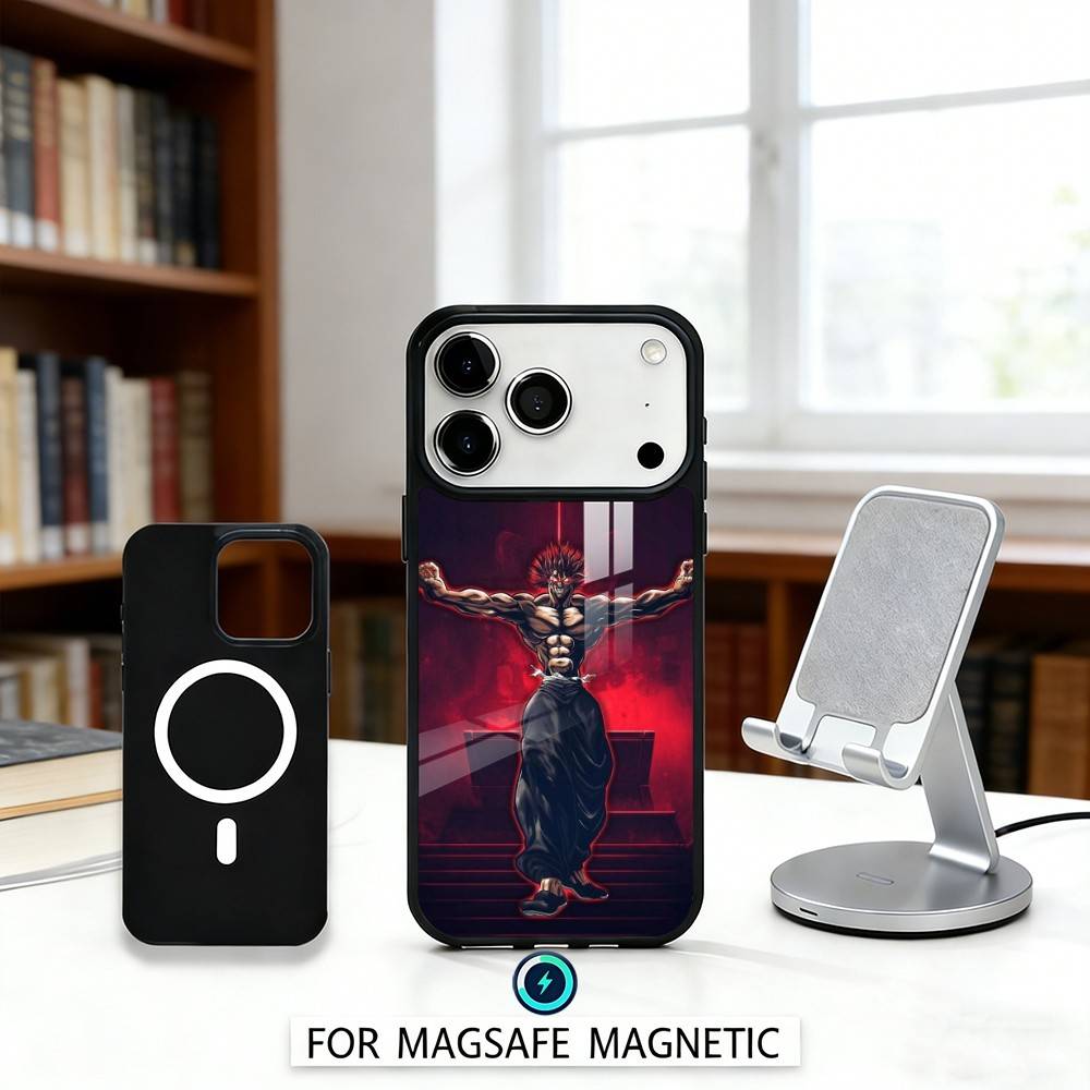 Anime B-Baki H-Hanma Phone Case Magnetic For iPhone17 16 15 14 13 12 Pro Max For Magsafe Wireless Charging Cover iPhone11
Anime B-Baki H-Hanma Phone Case Magnetic For iPhone17 16 15 14 13 12 Pro Max For Magsafe Wireless Charging Cover iPhone11