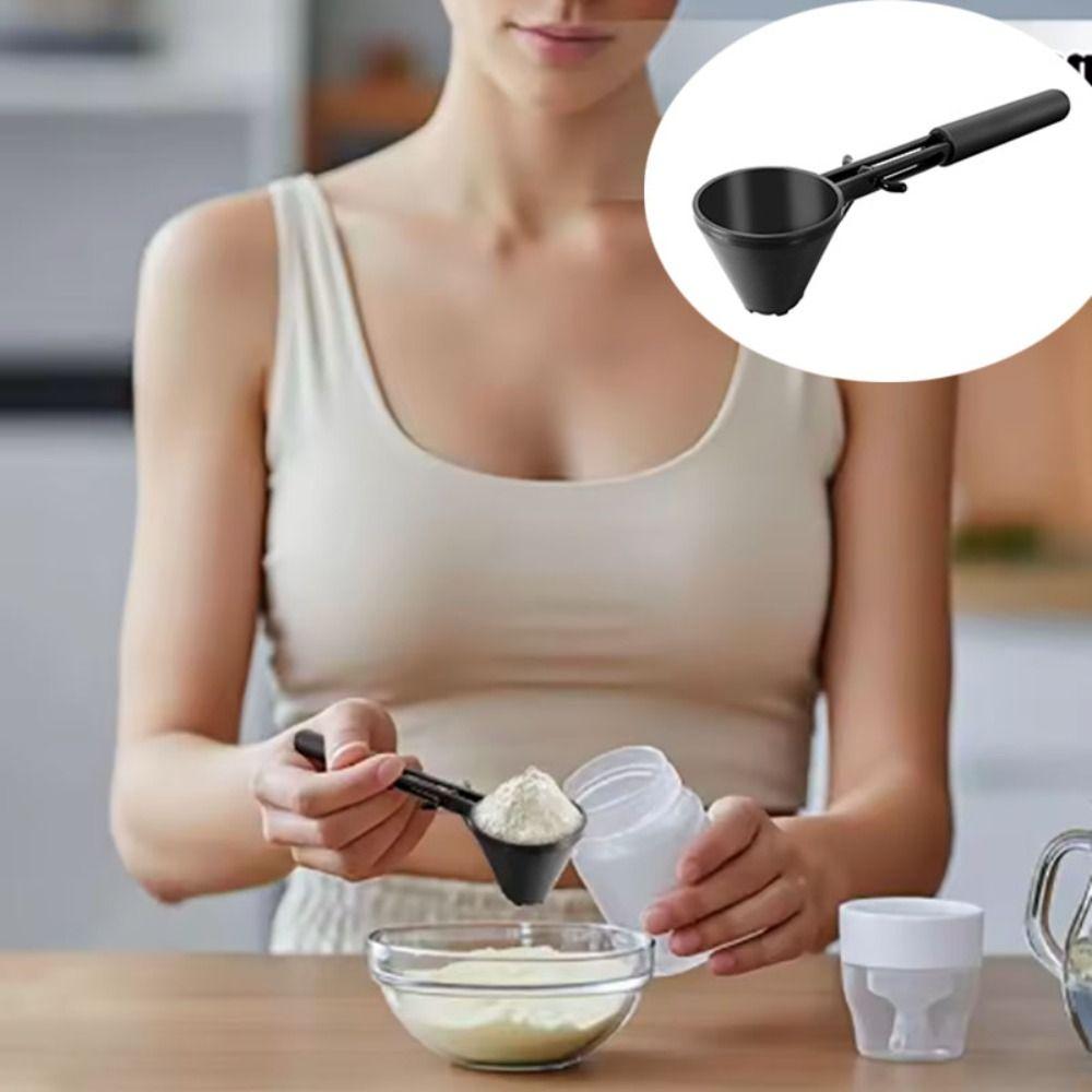 Long Handle Measuring Spoon Spill-Proof Coffee Spoon Kitchen Gadget Coffee Funnel Scoop Dried Milk чорний
Long Handle Measuring Spoon Spill-Proof Coffee Spoon Kitchen Gadget Coffee Funnel Scoop Dried Milk чорний