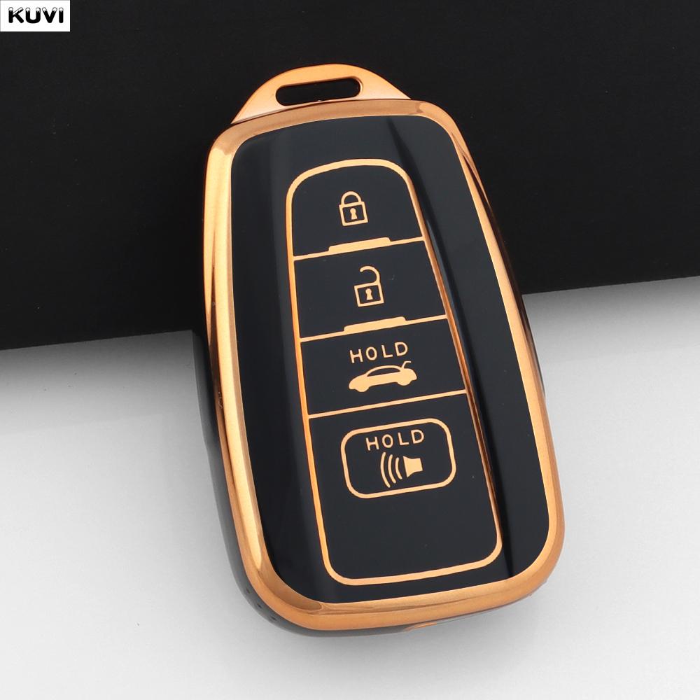 4 Buttons Tpu Car Smart Key Case Cover Shell Fob For Toyota Chr Camry Corolla Rav4 Highlander C-Hr Prius Land Cruiser Prado
4 Buttons Tpu Car Smart Key Case Cover Shell Fob For Toyota Chr Camry Corolla Rav4 Highlander C-Hr Prius Land Cruiser Prado