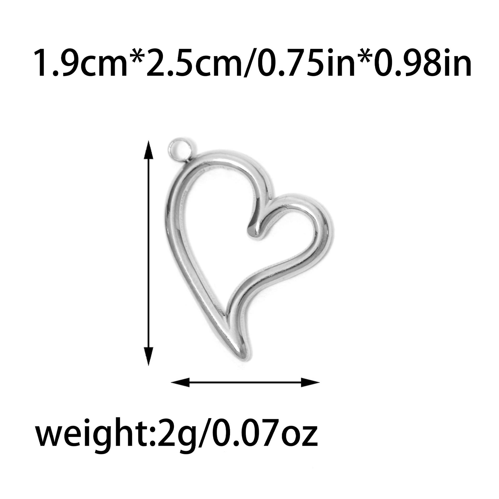 3pcs Irregular Heart Charms Stainless Steel Gold Color DIY Pendant for Necklace Earrings Zircon Making Accessories Wholesale
3pcs Irregular Heart Charms Stainless Steel Gold Color DIY Pendant for Necklace Earrings Zircon Making Accessories Wholesale
