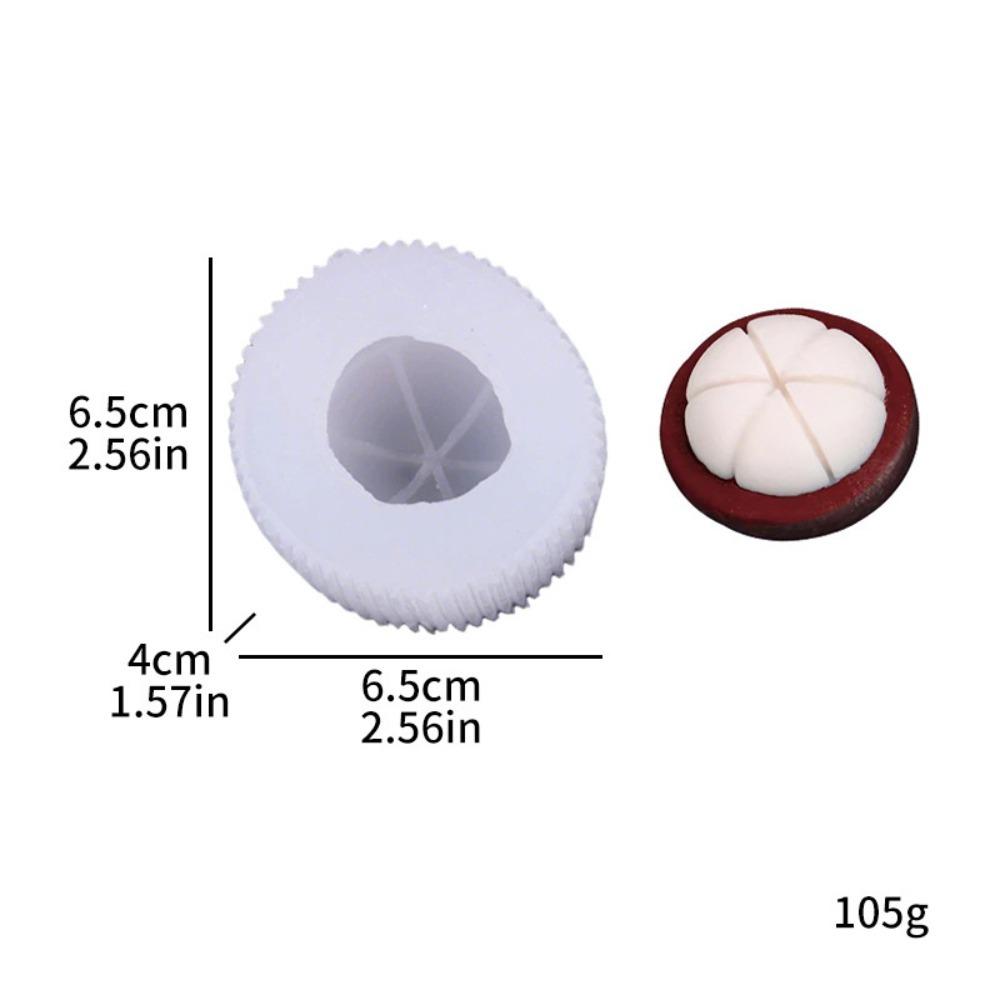 Simulation Mangosteen Silicone Mold DIY White Scented Candle Mould 3D Fruit Vegetable Baking Mold Chocolate Baking Decorative
Simulation Mangosteen Silicone Mold DIY White Scented Candle Mould 3D Fruit Vegetable Baking Mold Chocolate Baking Decorative