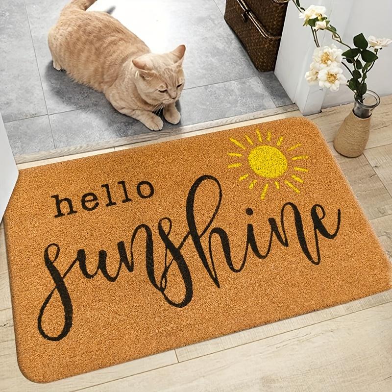 1 Hello Sunshine rectangular outdoor welcome mat, polyester, machine made, washable, machine washable, suitable for front door 40X60cm
1 Hello Sunshine rectangular outdoor welcome mat, polyester, machine made, washable, machine washable, suitable for front door 40X60cm
